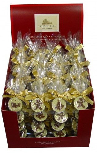 Lauenstein Confiserie Weihnachts-Sahne-Trüffel in Cello & Schleife mit Alkohol Stk.