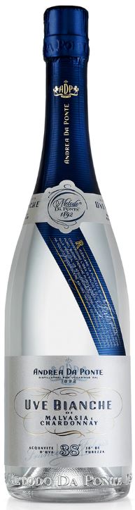 Andrea da Ponte Uve Bianche 38% vol. Acquavite d'Uva 0,7 l