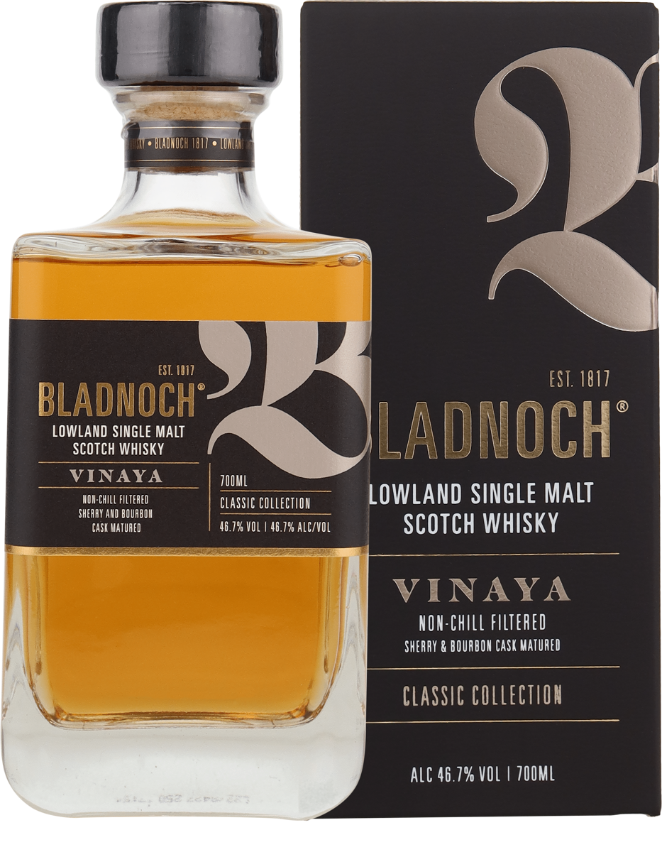 Bladnoch Vinaya 46,7% vol. Lowland Single Malt Whisky  Scottland 0,7 l