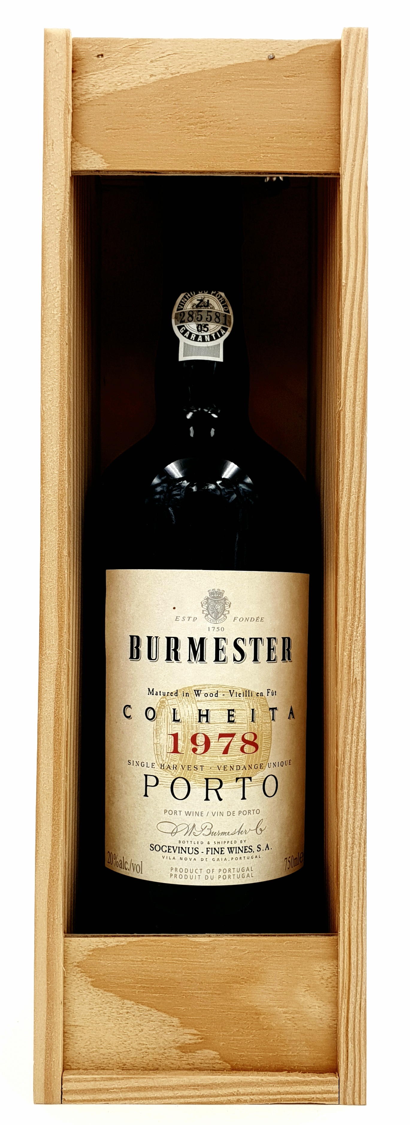 Burmester Colheita 1978 Porto 20% vol. 0,75 l