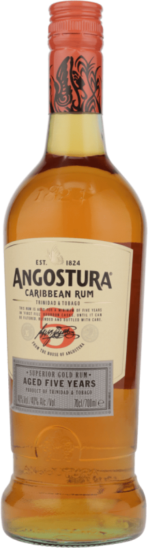 ANGOSTURA Gold Rum 5 Jahre 40% vol. From Trinidad & Tobago 0,7 l