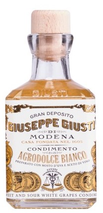 Guiseppe Giusti Condimento Agrodolce Bianco weißer Balsamessig Italien 250 ml
