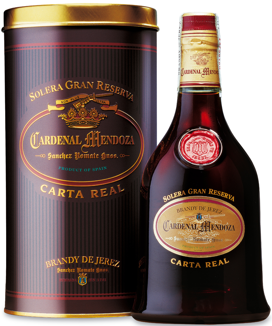 Cardenal Mendoza Carta Real Brandy Solera Gran Reserva 40% vol. 0,7 l