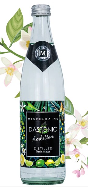Mistelhain DASTONIC Ambition - Tonic Water mit Zitrusfruchtdestillat und starke Perlage 0,5 l inkl. Pfand