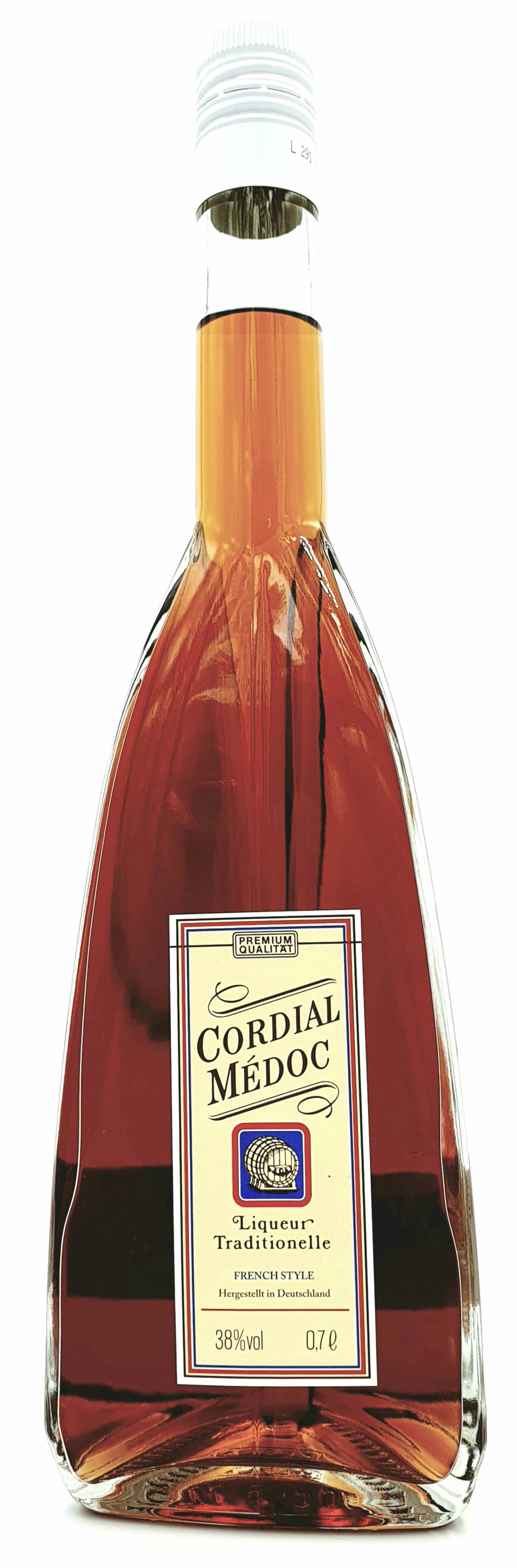 Cordial Medoc 38% vol. Edellikör mit Weinbrand, French Style 0,7 l