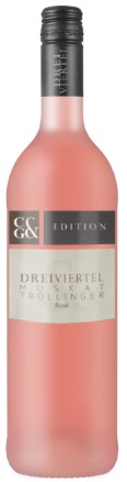 Cleebronn-Güglingen Dreiviertel Muskattrollinger Rosé, lieblich Württemberg 0,75 l