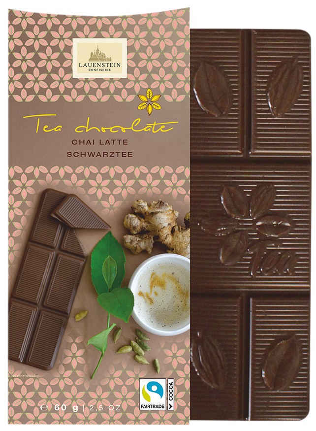 Lauenstein Confiserie Tea Chocolate Chai Latte Vollmilch-Schokolade 60 g
